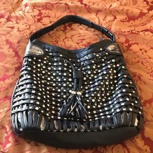 👜 Louis Cardy Large Black Hobo NWT